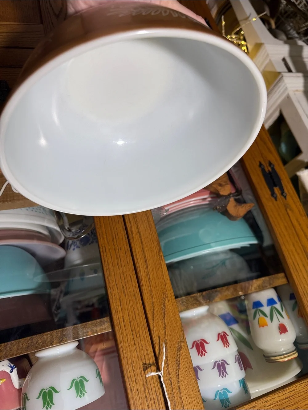 Pyrex brown woodland Floral Mixing Bowl 403